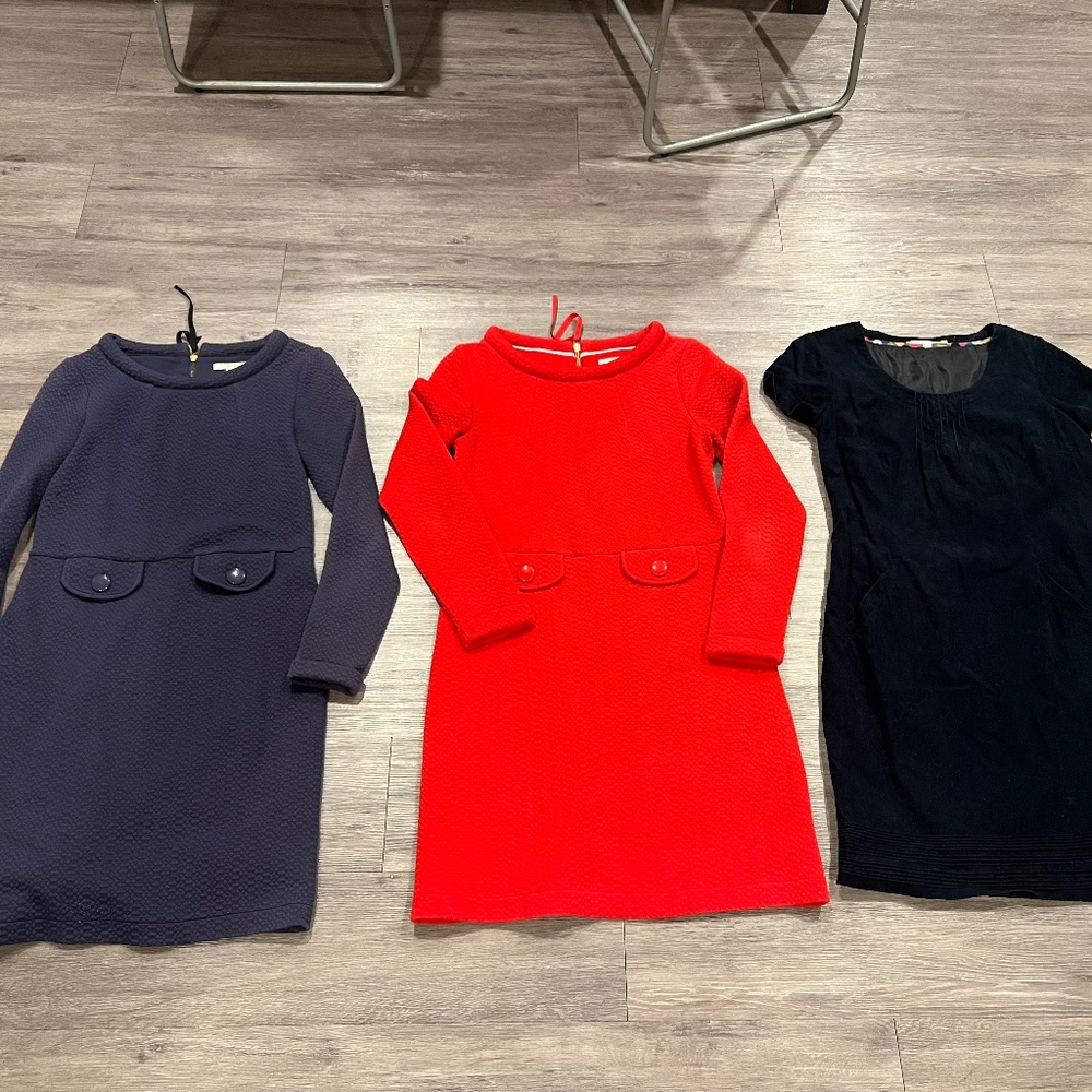 Boden classic dress bundle (size 6 and 6L)